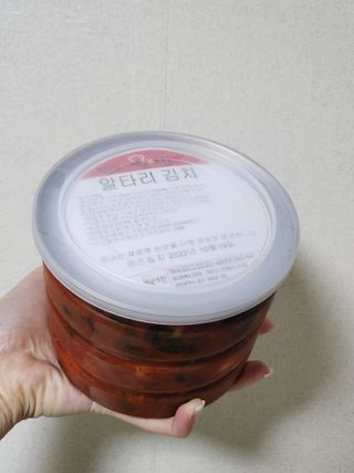 셰프애찬 알타리김치 총각김치 1kg — 5점을 준 리뷰어가 2022년 10월 올린 사용 사진