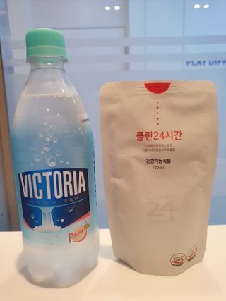 클린24시간 1BOX(5포) + 전용보틀(500ml) — 5점을 준 리뷰어가 2023년 6월 올린 사용 사진