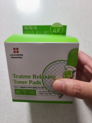 리더스코스메틱 리더스 스텝솔루션 티트리 릴렉싱 토너 패드 — 5점을 준 리뷰어가 2022년 7월 올린 사용 사진