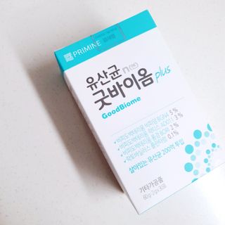 프리마인 유산균 국가지정연구소 선정, 살아있는 생유산균 200억 마리의 힘. 유산균n굿바이옴플러스 — 5점을 준 리뷰어가 2021년 12월 올린 사용 사진