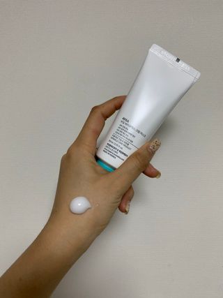 리더스코스메틱 리더스 카밍 바이오틱스 크림 마스크 — 5점을 준 리뷰어가 2021년 4월 올린 사용 사진