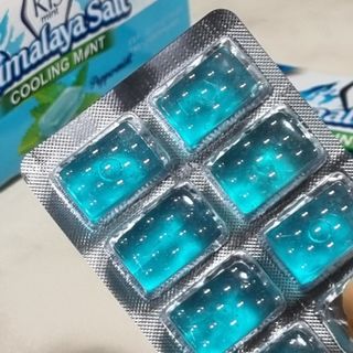 마요라 히말라야 솔트 캔디 2종-페퍼민트 맛, 라임민트 맛 — 5점을 준 리뷰어가 2023년 1월 올린 사용 사진