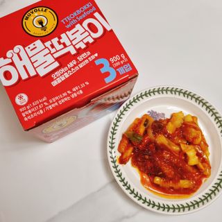 한성기업 무볼레 닭떡볶이+해물떡볶이 2종 세트 — 5점을 준 리뷰어가 2021년 10월 올린 사용 사진