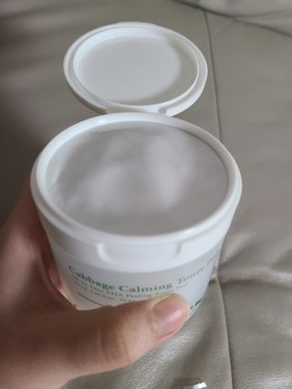 키노닉스 양배추 카밍 진정 토너패드 — 5점을 준 리뷰어가 2021년 9월 올린 사용 사진