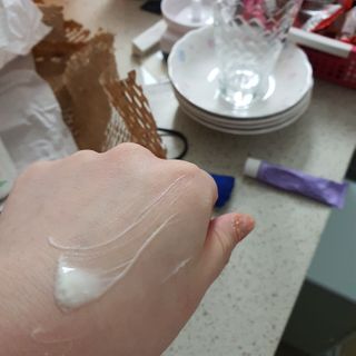 mom e 맘이 내추럴 베이비 케어 샴푸앤바스+로션 — 5점을 준 리뷰어가 2021년 1월 올린 사용 사진