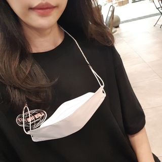 [심폐소생소] KF94 오늘의 마스크 대형 — 5점을 준 리뷰어가 2021년 9월 올린 사용 사진