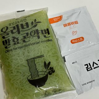 클린24시간 올리브 발효곤약면 찰비빔면 1세트-(3봉) — 4점을 준 리뷰어가 2023년 12월 올린 사용 사진