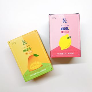 비타앤C 레몬맛, 망고맛 — 5점을 준 리뷰어가 2021년 6월 올린 사용 사진