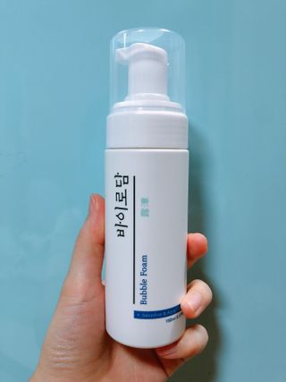 [바이로담] 저자극 약산성버블 폼 폼클렌징 150ml — 5점을 준 리뷰어가 2021년 3월 올린 사용 사진