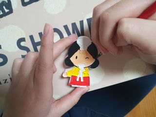 루트머지 국악캐릭터 석고방향제 DIY 키트 [4가지 모양 4가지  향 랜덤배송] — 5점을 준 리뷰어가 2022년 3월 올린 사용 사진