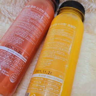 BLENDY'S 핑크 스무디+블론디 스무디 — 4점을 준 리뷰어가 2021년 11월 올린 사용 사진