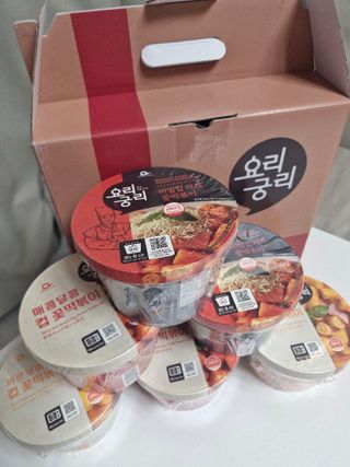 나우  [요리궁리] B타입 ( 매콤, 치즈, 매콤까르보 ) 꽃떡볶이 6개입 세트 — 5점을 준 리뷰어가 2025년 3월 올린 사용 사진