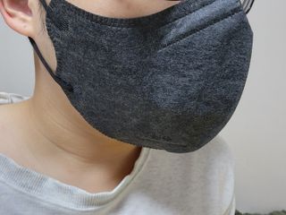 케이퓨리 귀편한 숨쉬기편한 새부리형 항균 구리마스크 대형 — 4점을 준 리뷰어가 2022년 11월 올린 사용 사진