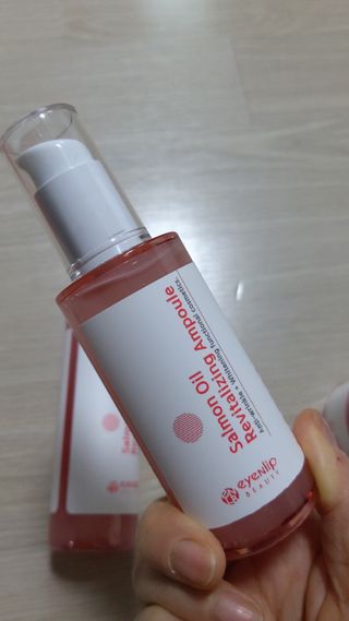 아이앤립 / EYENLIP 아이앤립 연어오일 리바이탈라이징 토너+앰플+크림 3종 세트 — 5점을 준 리뷰어가 2021년 5월 올린 사용 사진