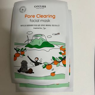 세뚜아(Cettua) 나우[세뚜아] 포어 클리어링 마스크 Cettua Pore Clearing facial mask 4매 — 4.5점을 준 리뷰어가 2024년 2월 올린 사용 사진