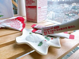 MF [푸딜라이트] 하루 한 포, 피부건강 챙기는 탱글업 콜라겐 — 5점을 준 리뷰어가 2024년 2월 올린 사용 사진