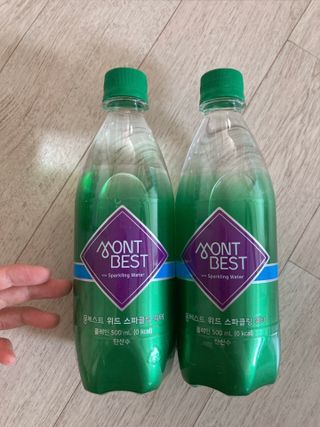 몽베스트 Montbest with Sparkling water Plain 20병 — 5점을 준 리뷰어가 2022년 5월 올린 사용 사진