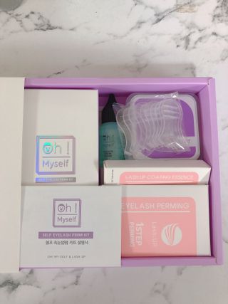 피비에스코리아 [오마이셀프] 셀프 속눈썹펌 키트 뷰러펌 파마 세트 — 5점을 준 리뷰어가 2021년 11월 올린 사용 사진