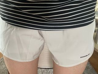 다운블로우 ~남성 스포츠 멀티 포켓 에어 스트레치 투인원 3부 쇼츠 반바지 DBC1803 — 5점을 준 리뷰어가 2025년 6월 올린 사용 사진