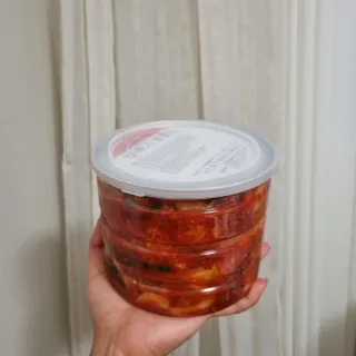 셰프애찬 알배기 겉절이 김치 1kg — 5점을 준 리뷰어가 2022년 9월 올린 사용 사진