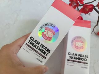 썸헤어 / SUMHAIR 글램 펄 샴푸 & 트리트먼트 -출시전 모집 — 4.5점을 준 리뷰어가 2021년 7월 올린 사용 사진