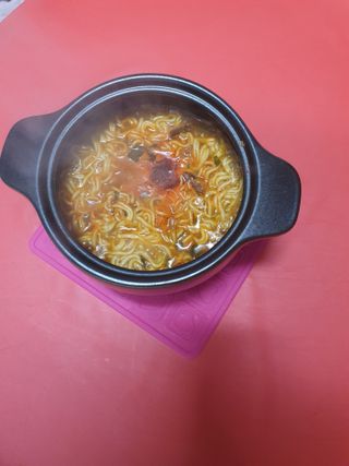 [풀무원] 자연은맛있다 정면, 백면, 홍면  세트 — 5점을 준 리뷰어가 2021년 4월 올린 사용 사진