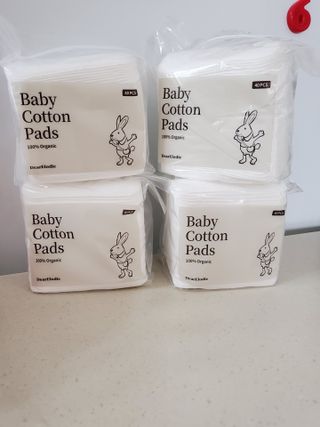 디어엘로디 프리미엄 유기농 베이비 솜티슈 40매 3 + 1 PACK — 5점을 준 리뷰어가 2021년 3월 올린 사용 사진