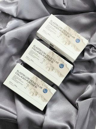 [유니자르] 엘라스틴 저분자 콜라겐95 7포 X 3EA   총 21포 — 4점을 준 리뷰어가 2022년 1월 올린 사용 사진
