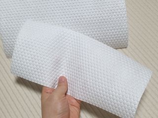 부직포나라 중금속유해물질ZERO 뜯어쓰는 주방 일회용수세미 60매 2매 — 5점을 준 리뷰어가 2022년 12월 올린 사용 사진