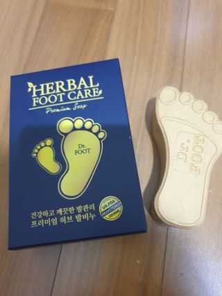 제이제이바이오 닥터풋 허브발비누 — 5점을 준 리뷰어가 2022년 1월 올린 사용 사진