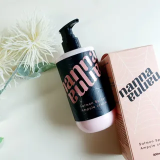 난나 살몬 스파이더 검버섯 미백 톤업 화이트닝 연어 앰플 크림 300ml 대용량 — 5점을 준 리뷰어가 2022년 8월 올린 사용 사진