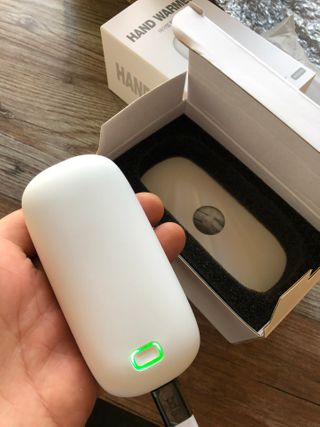 바이탭 핸드 워머 손난로 — 5점을 준 리뷰어가 2020년 12월 올린 사용 사진