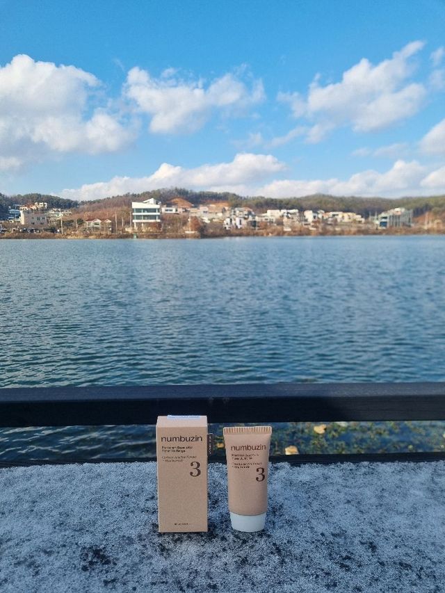 3번 도자기결 파데스킵 톤업베이지 리뷰 사진