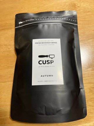 커스프 블렌드 당일 로스팅 커피원두 홀빈 드립커피 분쇄 200g — 5점을 준 리뷰어가 2022년 8월 올린 사용 사진