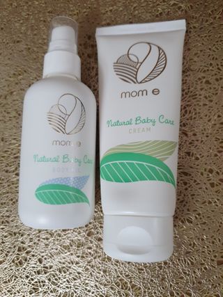 mom e 맘이 내추럴 베이비 케어 크림+바디오일 — 4점을 준 리뷰어가 2021년 1월 올린 사용 사진