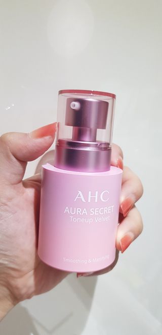 AHC 아우라 시크릿 톤업 벨벳 — 5점을 준 리뷰어가 2021년 5월 올린 사용 사진