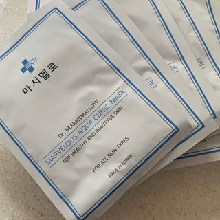 닥터마시멜로 닥터마스멜로 마블러스 아쿠아 클리닉 마스크 — 4.5점을 준 리뷰어가 2021년 7월 올린 사용 사진