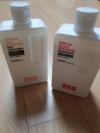 트리플에스 탈모 샴푸 275ml + 실크 트리트먼트 275ml — 4점을 준 리뷰어가 2021년 2월 올린 사용 사진