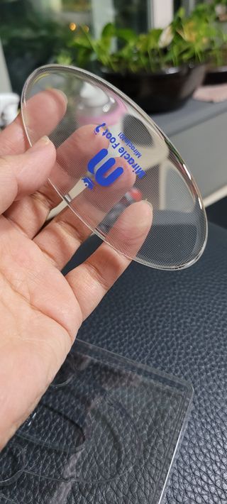 미라클풋 유리발각질제거기 물없이 쓱싹쓱싹 몇번만에 발각질 완벽제거 — 5점을 준 리뷰어가 2021년 9월 올린 사용 사진