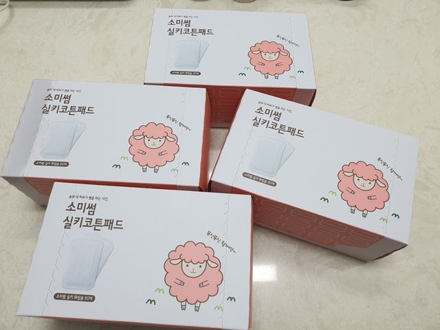 소미썸 실키 화장솜 리뷰 사진