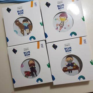 [블루 본 아이노우] 유아용 컬러마스크 40 PCS SET 2중 택 1 — 5점을 준 리뷰어가 2021년 4월 올린 사용 사진