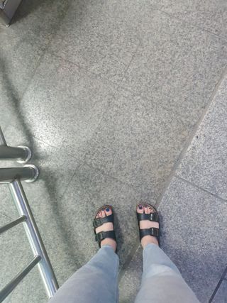 틸디앤 에어플렉스 젤리핏 페디팁 — 5점을 준 리뷰어가 2021년 7월 올린 사용 사진