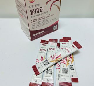 하루 1포로 콜레스테롤, 유산균, 고역가 소화효소까지 한번에 섭취! 다온바이오 홍자임 1개월분(30포) — 4.5점을 준 리뷰어가 2022년 11월 올린 사용 사진