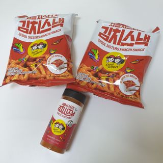 [서울시스터즈] 김치시즈닝 국내 최초 뿌려먹는 김치파우더 100g 1개+ 신제품 김치스낵 90g 2개 — 5점을 준 리뷰어가 2021년 8월 올린 사용 사진