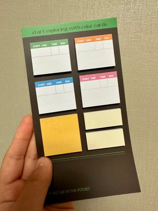 MF[비마이웨이]특허받은 할일카드 플래너, 비마이웨이 세트(만년형) — 4.5점을 준 리뷰어가 2023년 7월 올린 사용 사진