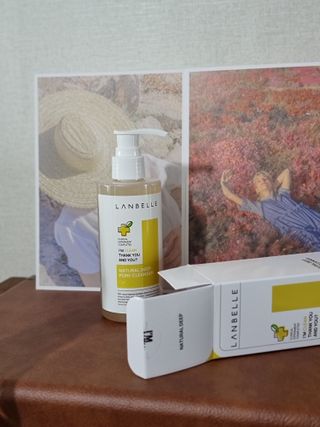 랑벨 내츄럴 딥 포어 클렌저 210ml (저자극 약산성 천연 클렌징 젤) — 5점을 준 리뷰어가 2022년 4월 올린 사용 사진