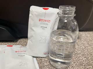 클린24시간 1BOX(5포) + 전용보틀(500ml) — 5점을 준 리뷰어가 2022년 9월 올린 사용 사진