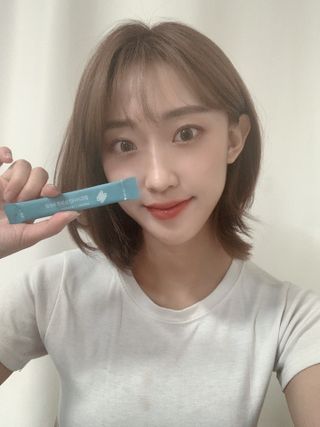 클린24시간 슬림앤유산균 1박스 (3.5g X 15포) — 4점을 준 리뷰어가 2022년 9월 올린 사용 사진