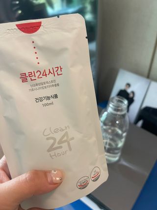 클린24시간 1BOX(5포) + 전용보틀(500ml) — 5점을 준 리뷰어가 2023년 4월 올린 사용 사진