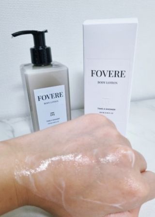 테이크어샤워 [쿠팡+할인쿠폰+무료배송] 포베레 바디로션 FOVERE BODY LOTION 250ML — 5점을 준 리뷰어가 2025년 10월 올린 사용 사진
